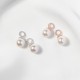 Sidabriniai auskarai „Galos XVIII“ su Swarovski® kristalais