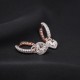 Sidabriniai auskarai „Juliette III“ su Swarovski® kristalais