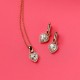 925 Sterling Silver Earrings “Juliette II” created with Crystals by Swarovski®