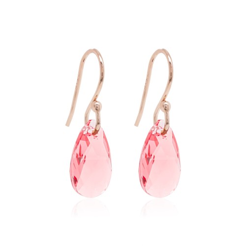 Sidabriniai auskarai „Baroque VII (Rose Peach)“