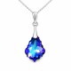 Sudraba kulons „Baroque IV (Heliotrope)“ ar Swarovski® kristāliem