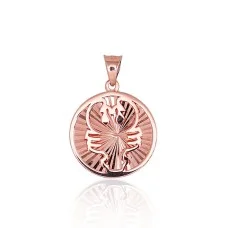 Zelta kulons - zodiaka zīme "Vēzis IV" no 585 proves sarkanā zelta