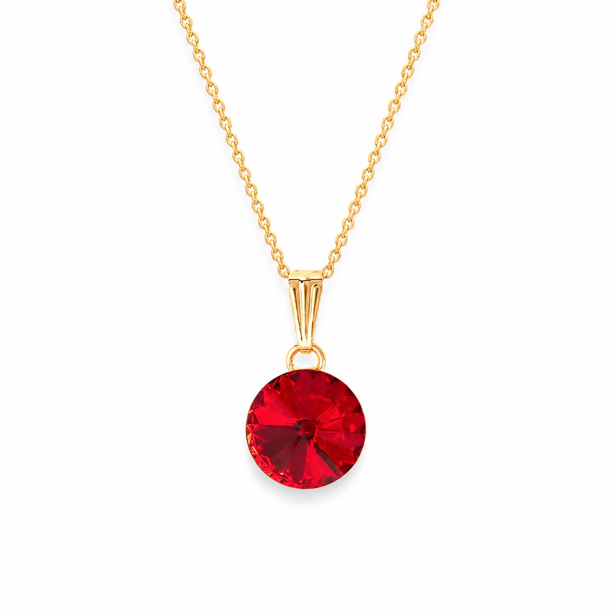 Pakabukas „Clarice II (Light Siam)“ su Swarovski® kristalais