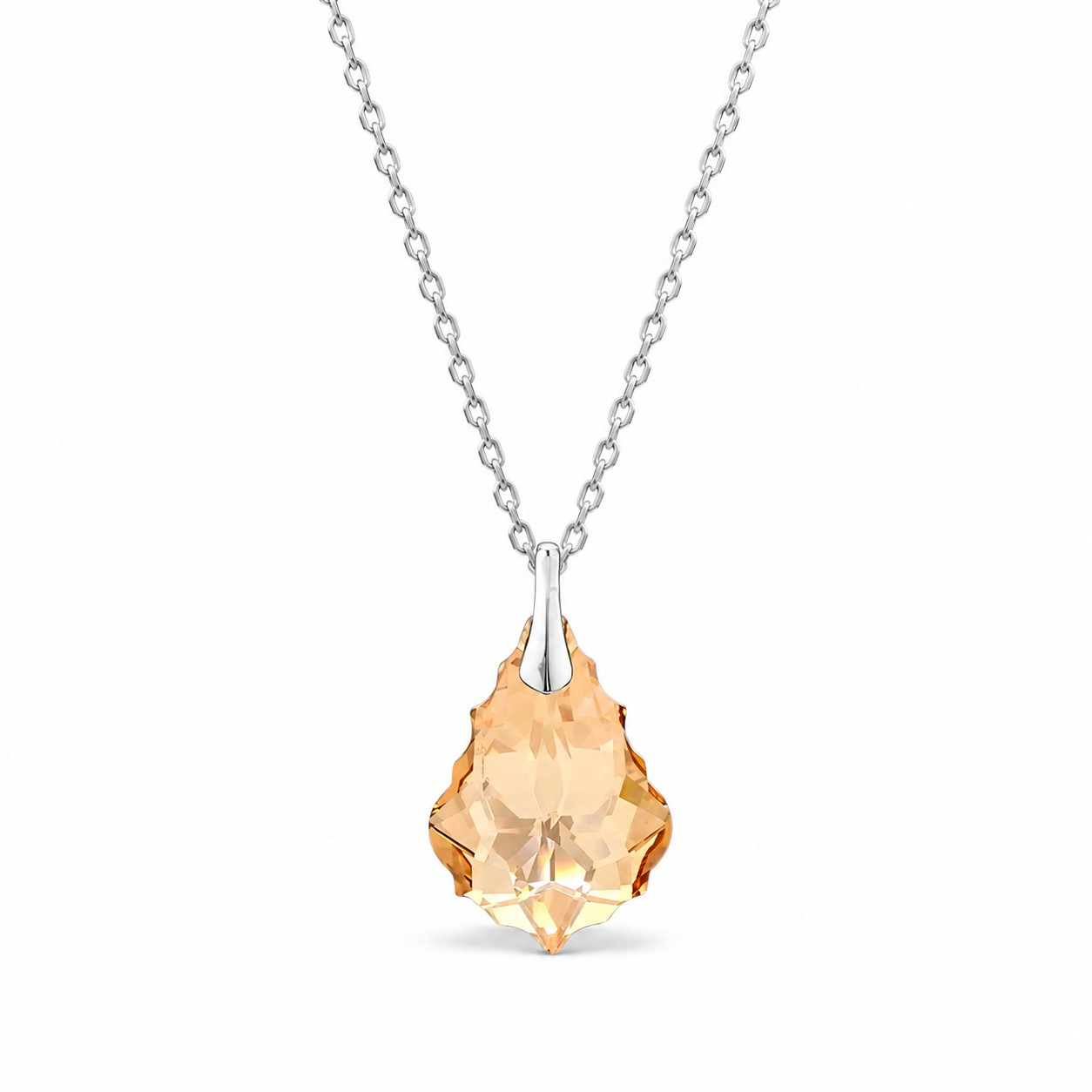 Sidabrinis pakabukas „Baroque V (Golden Shadow)“ su Swarovski® kristalais