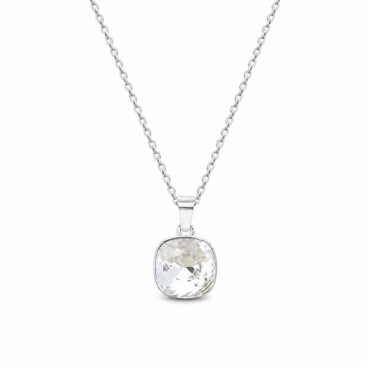 Sidabrinis pakabukas „Glare“ su Swarovski® kristalais
