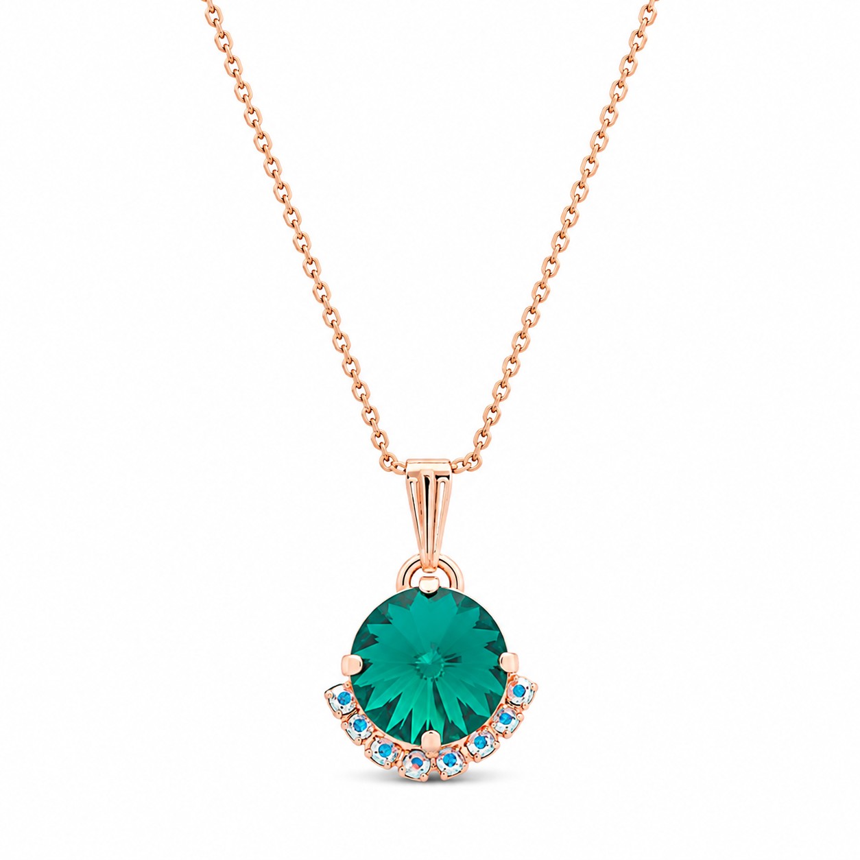 Pakabukas „Clarice V (Emerald)“ su Preciosa® kristalais