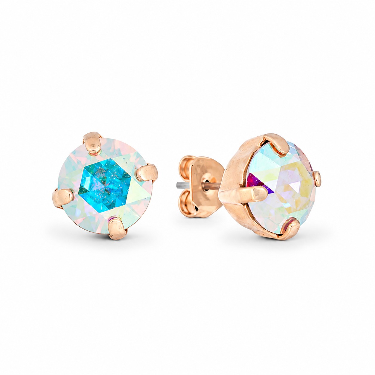 Auskarai „Glory VI (Aurora Borealis)“ su Swarovski® kristalais