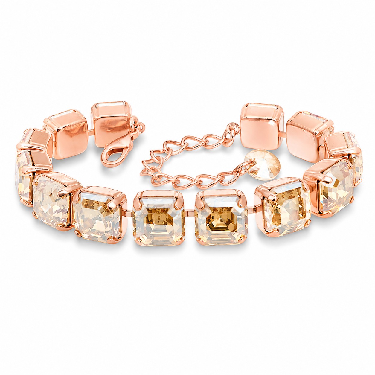 Apyrankė moterims DiamondSky „Imperial (Golden Shadow)“ su Swarovski kristalais