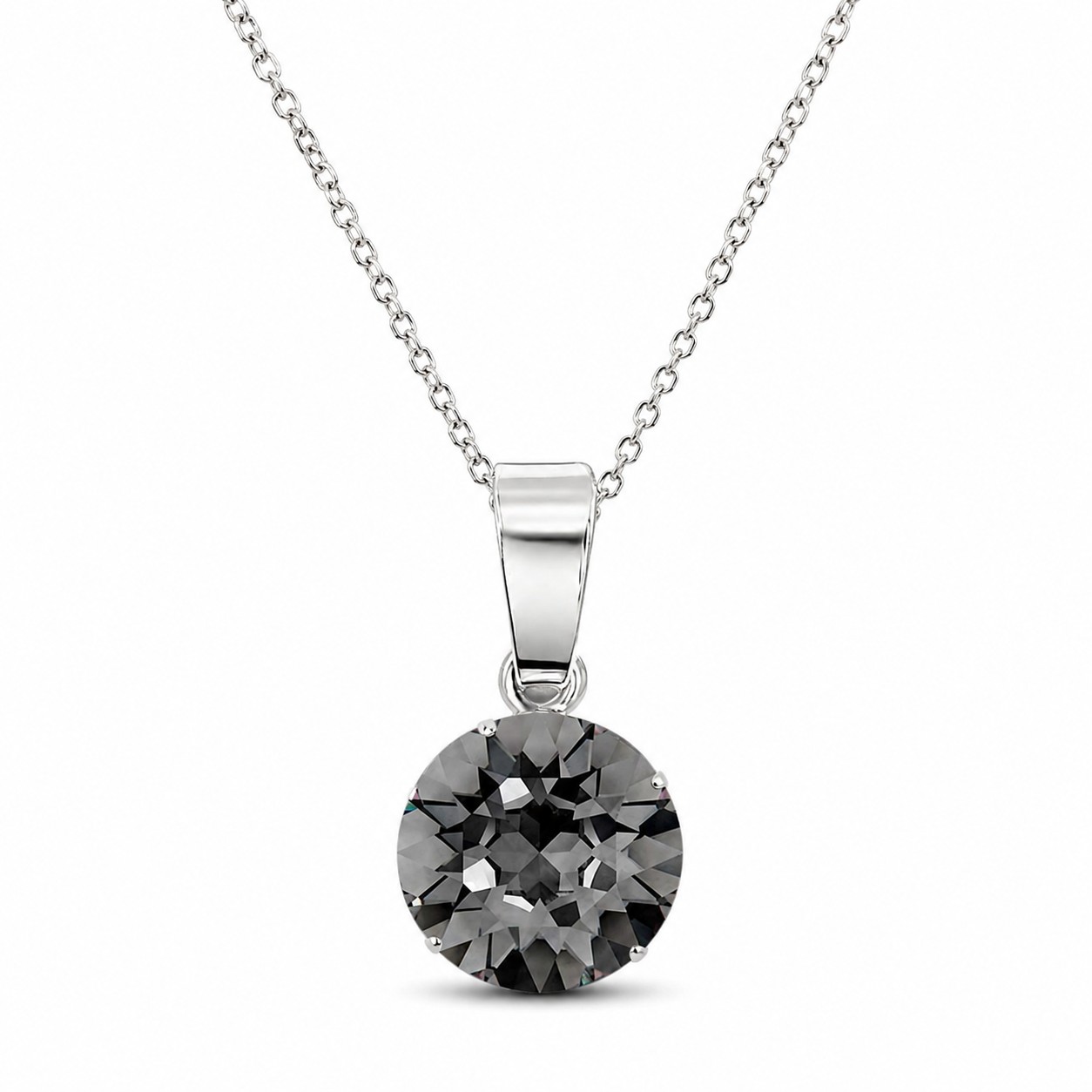 Sidabrinis pakabukas „Classic (Silver Night)“ su Swarovski® kristalais