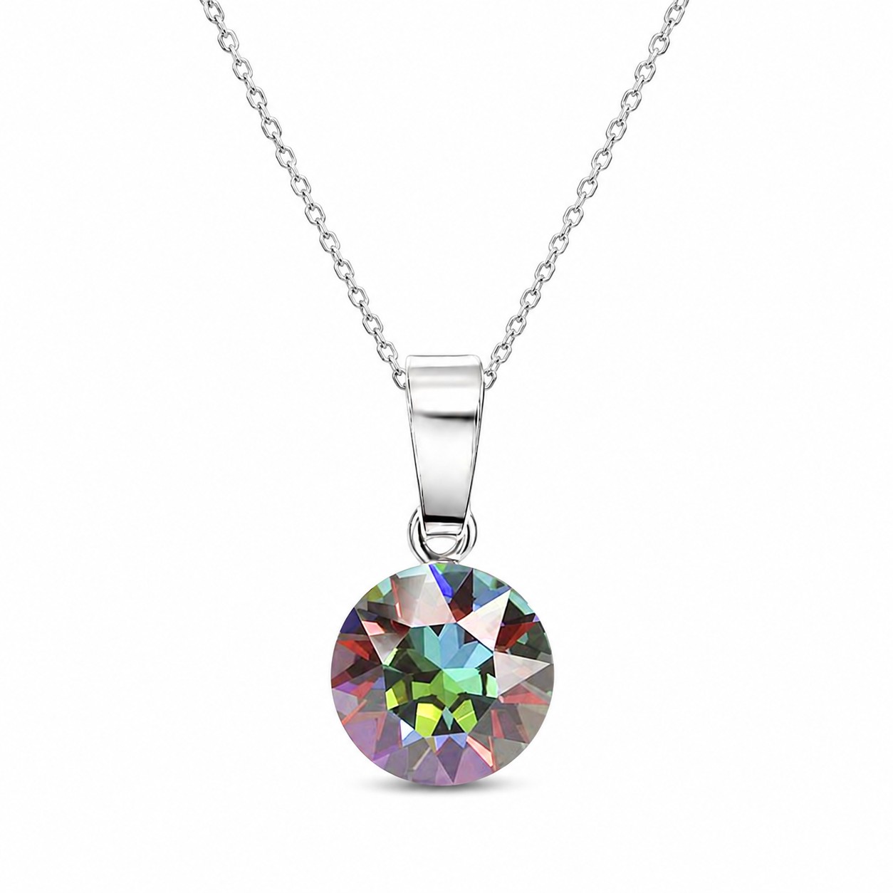 Sidabrinis pakabukas „Classic (Vitrail Medium)“ su Swarovski® kristalais