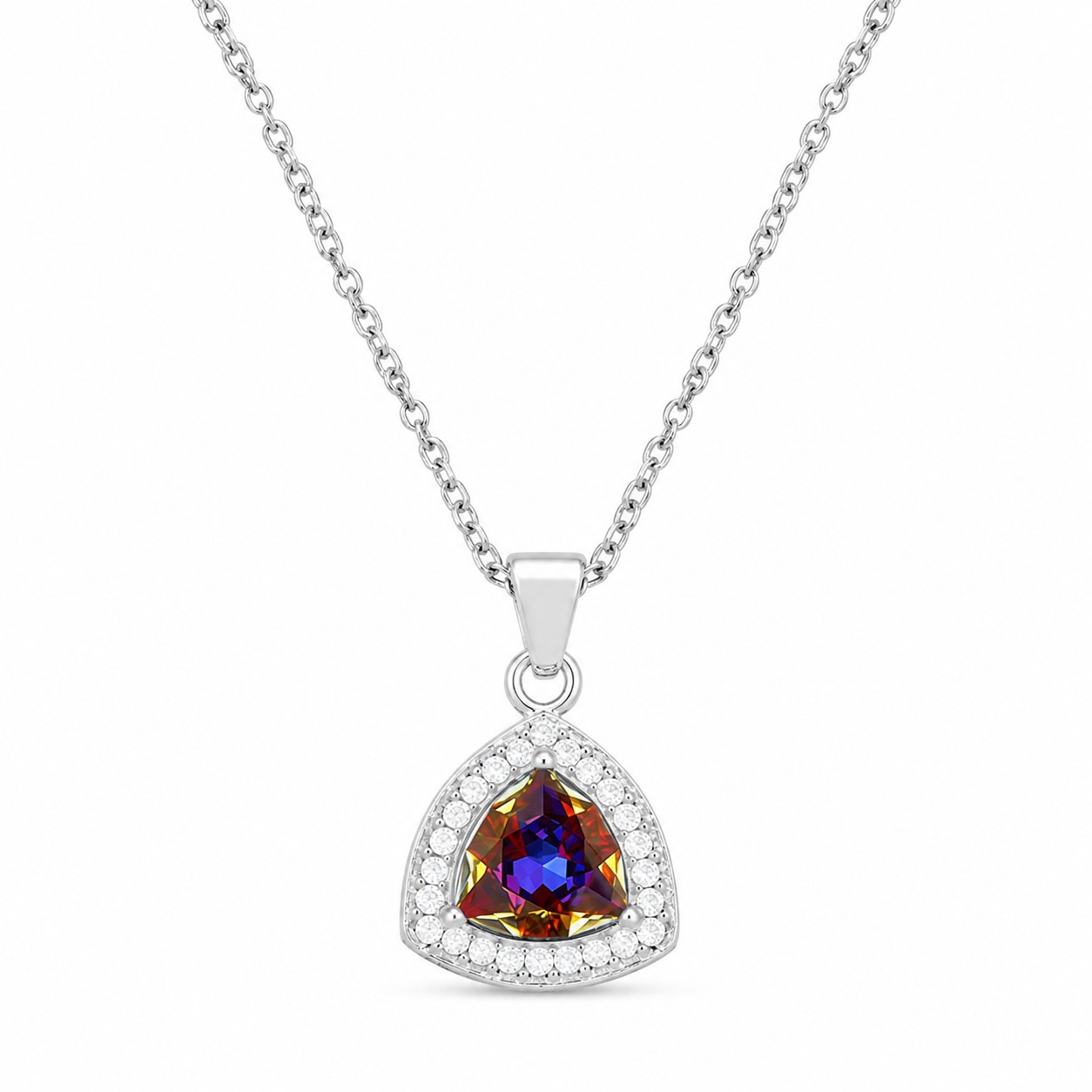 Sidabrinis pakabukas „Elemental Magic (Volcano)“ su Swarovski® kristalais