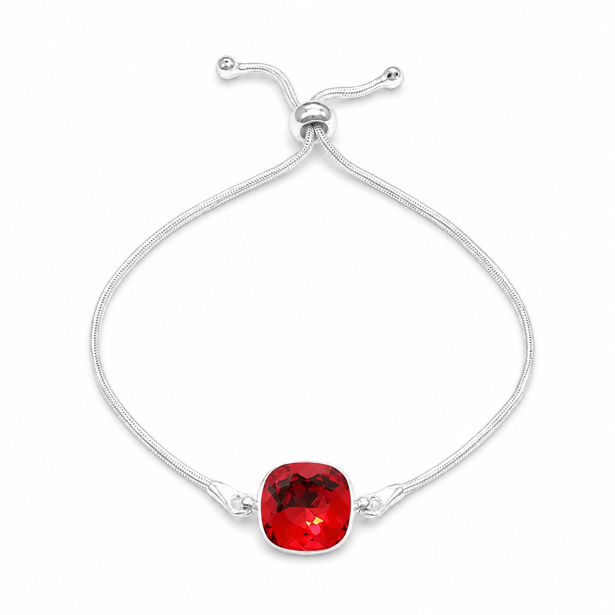 Sidabrinė apyrankė moterims DiamondSky „Akinantis Spindesys (Light Siam)“