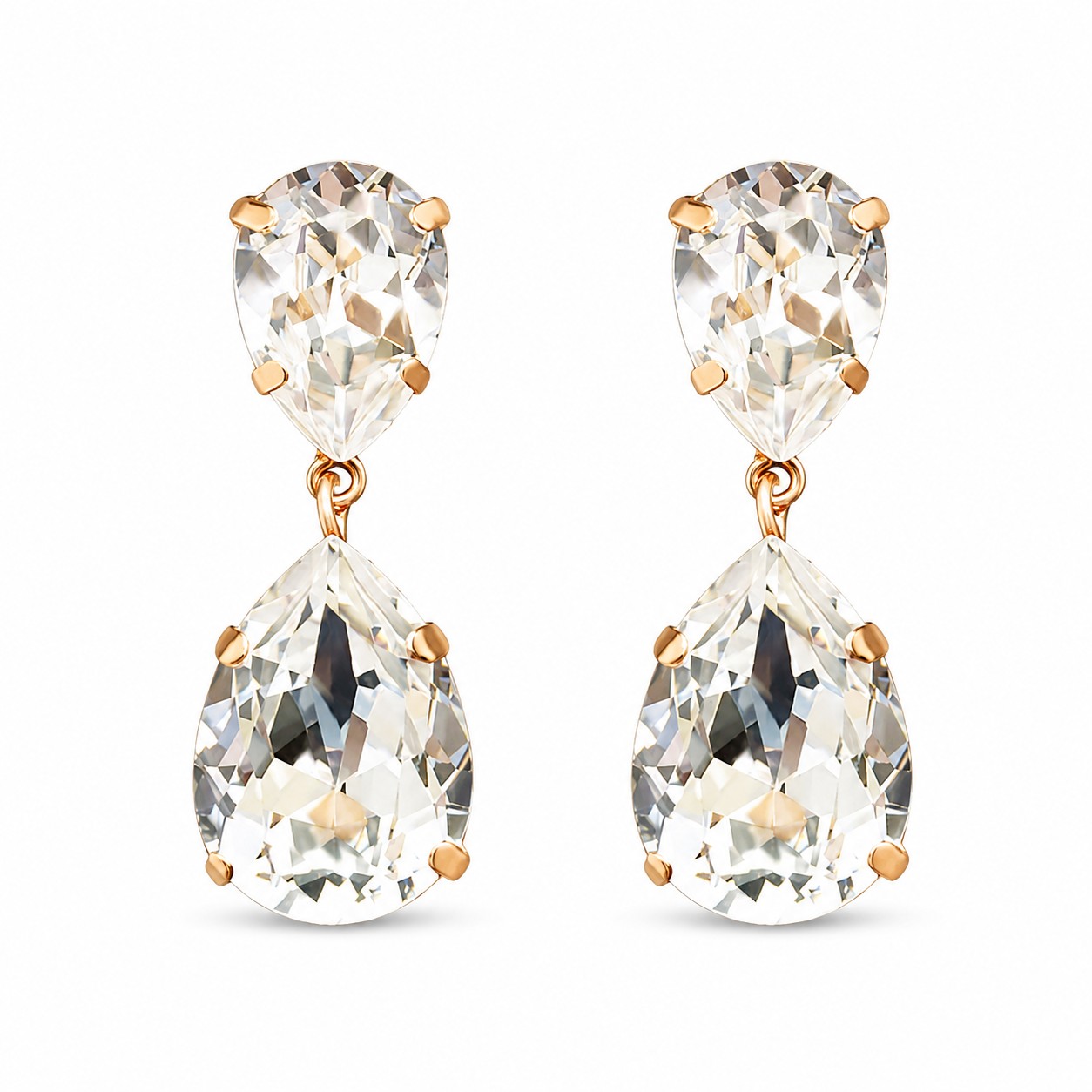 Auskarai „Crystal Drop III“ su Swarovski® kristalais