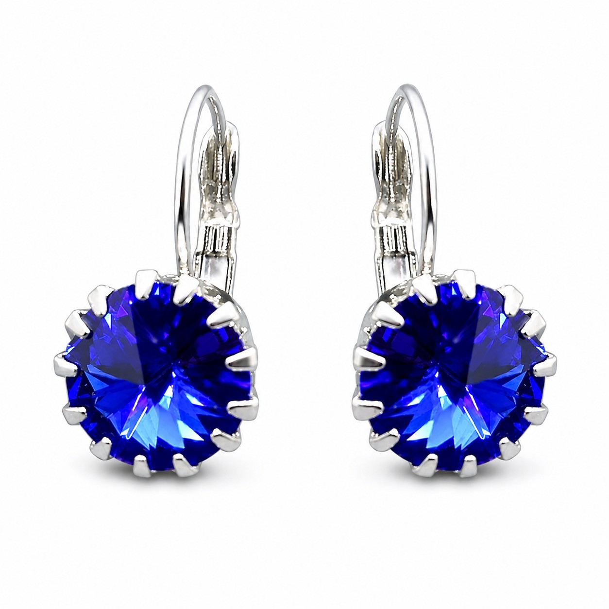 Auskarai „Vintage VI (Majestic Blue)“ su Swarovski® kristalais