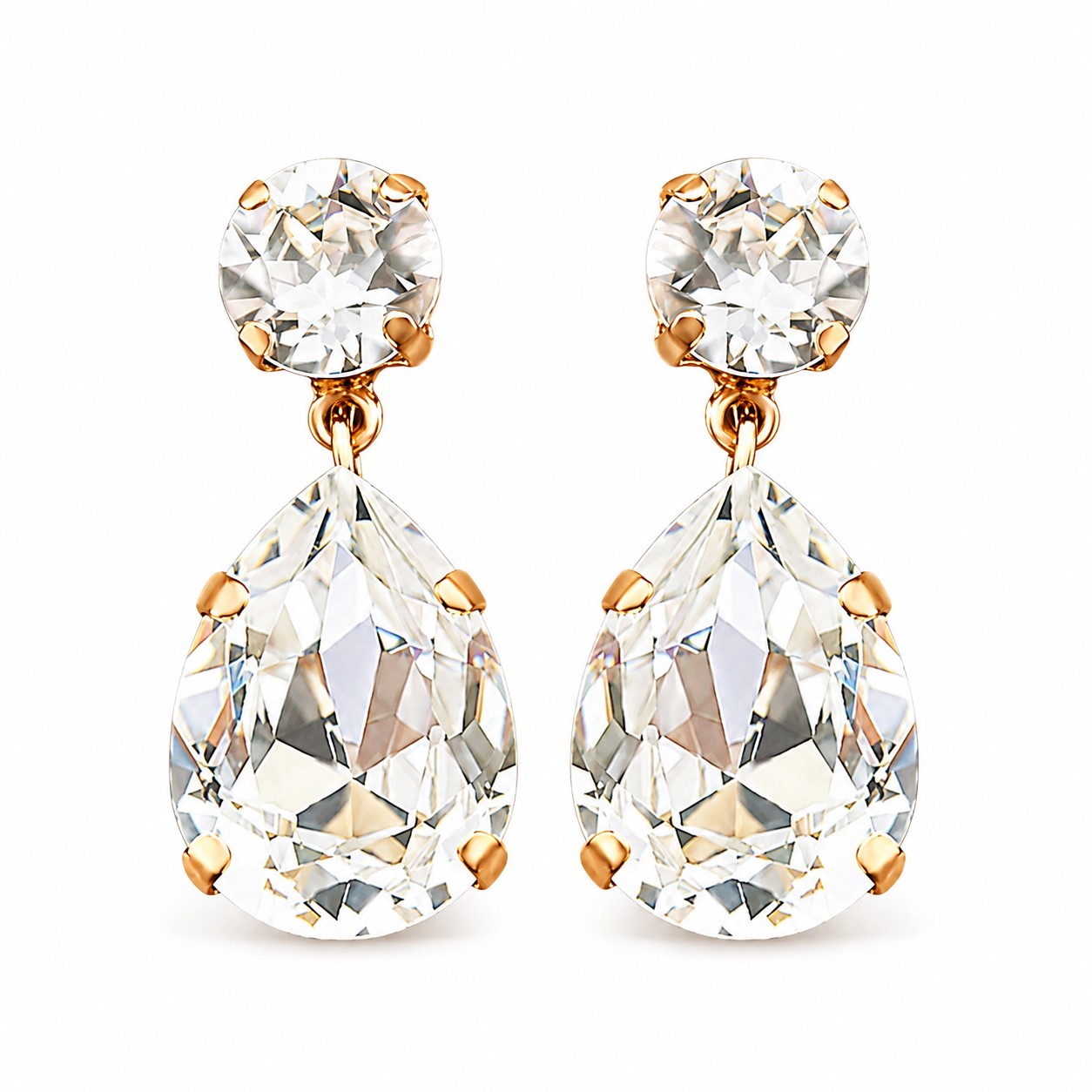 Auskarai „Crystal Drop IV“ su Swarovski® kristalais