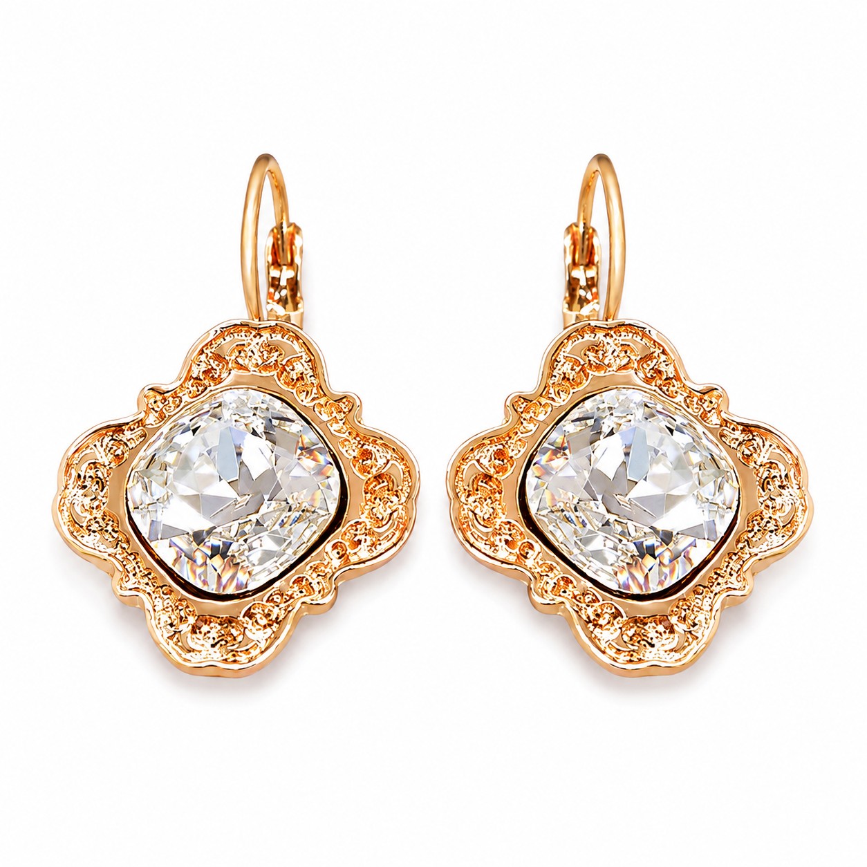 Auskarai „Nostalgia III“ su Swarovski® kristalais