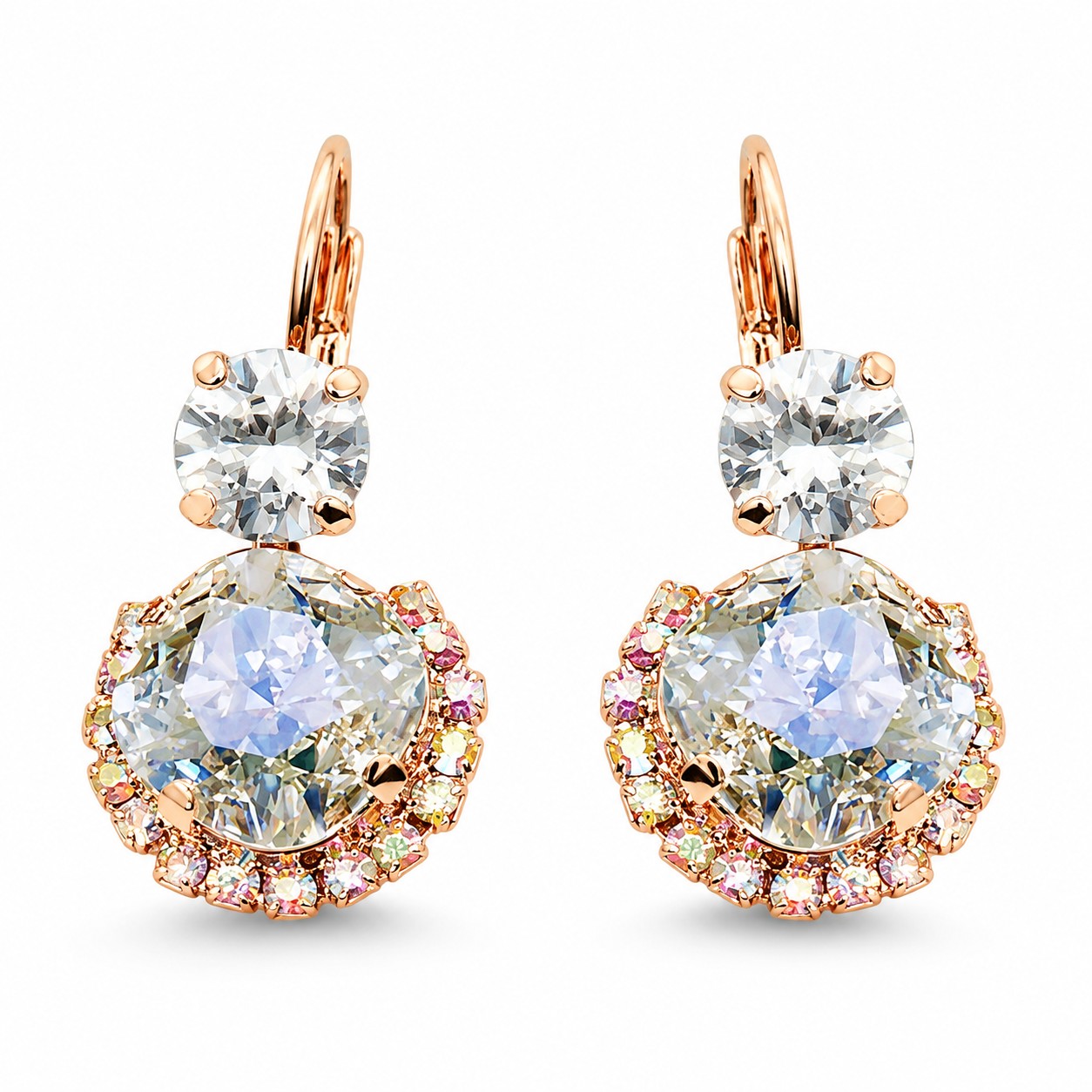 Auskarai „Clarice VI (Crystal Moonlight)“ su Swarovski® kristalais