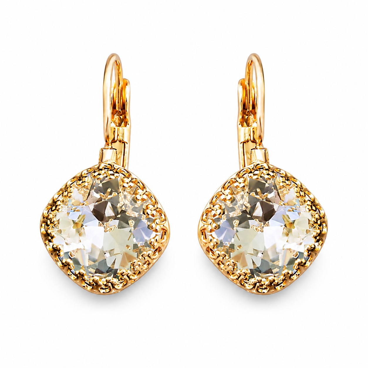 Auskarai „Vintage IV“ su Swarovski® kristalais