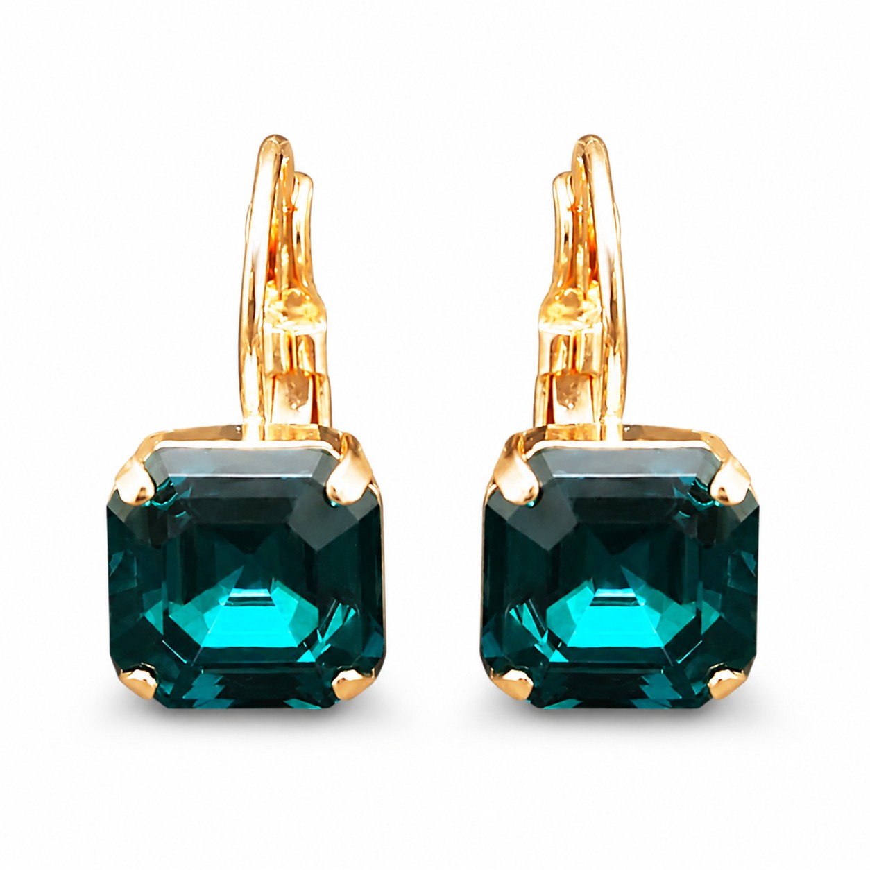 Auskarai „Imperial (Emerald)“ su Swarovski® kristalais