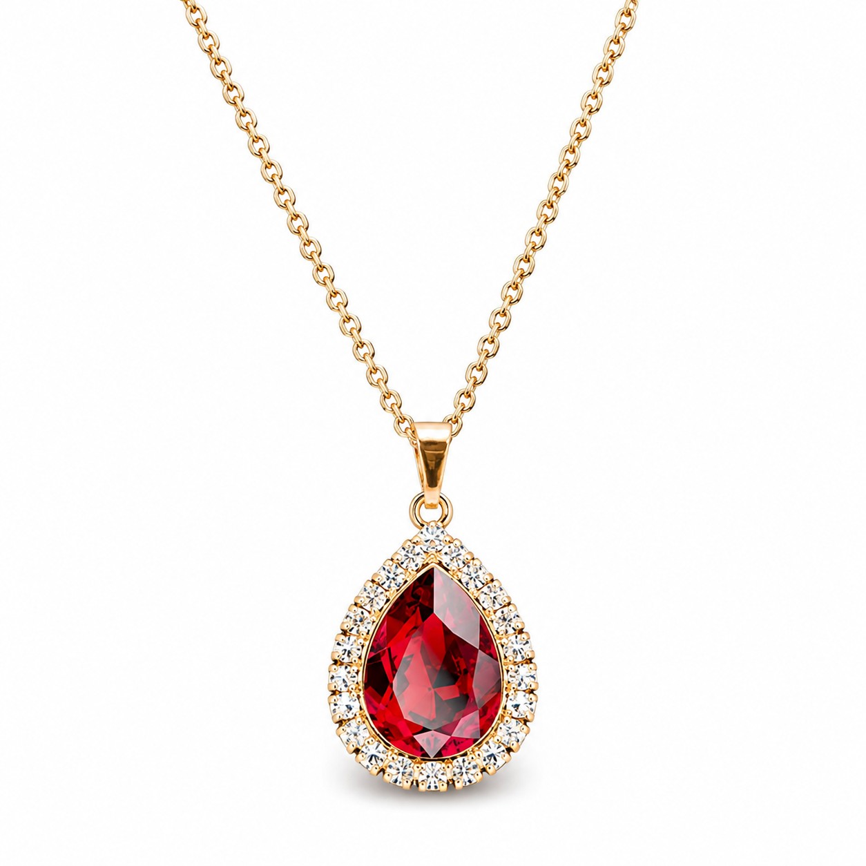 Pakabukas „Celestial Drop (Siam)“ su Swarovski® kristalais