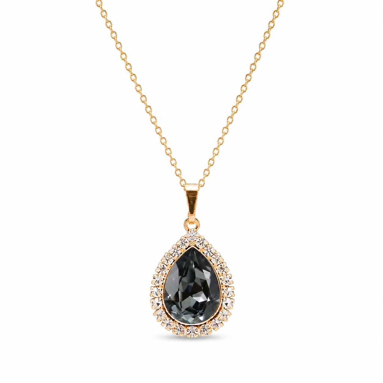 Pakabukas „Celestial Drop (Silver Night)“ su Swarovski® kristalais