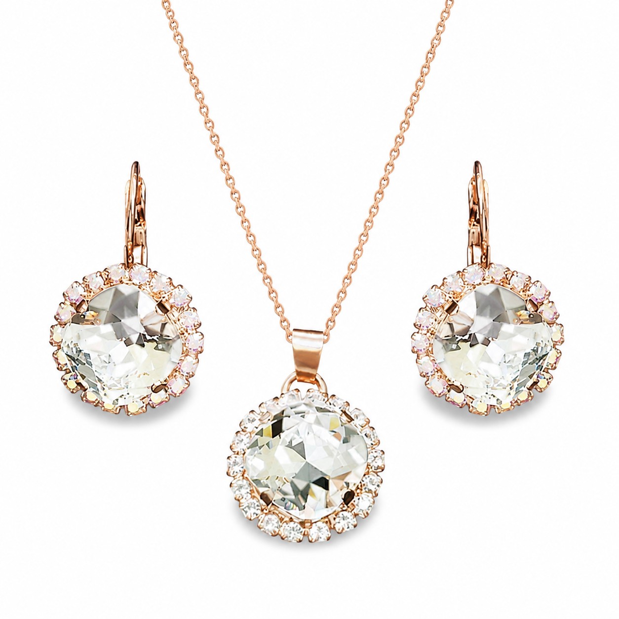 Papuošalų rinkinys moterims „Glare III“ su Swarovski® kristalais