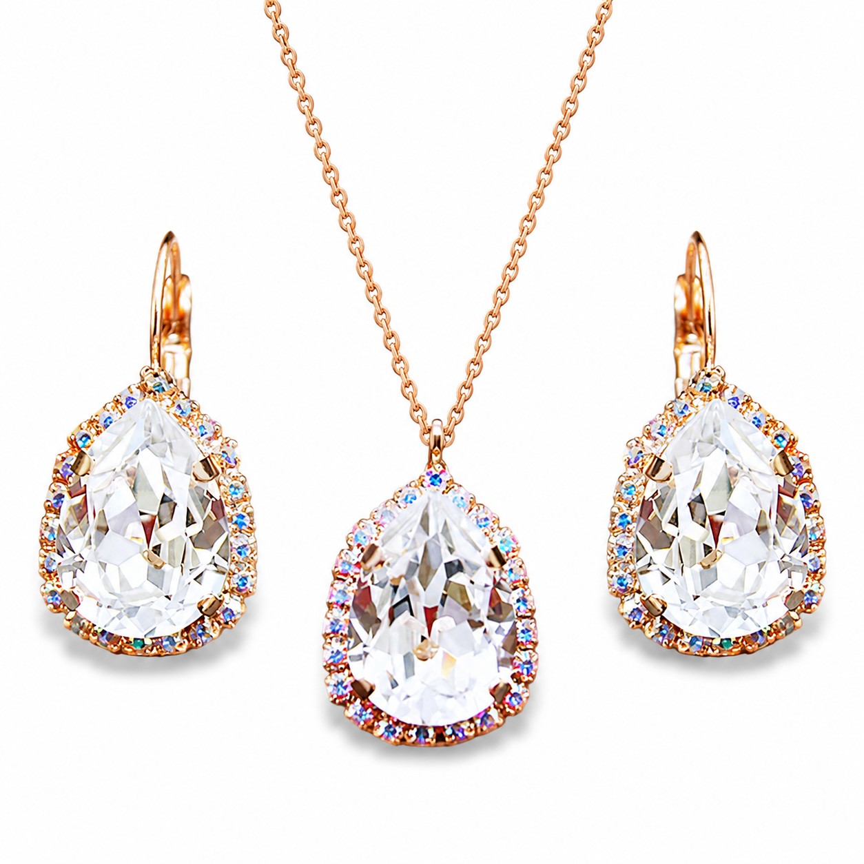 Papuošalų rinkinys moterims „Celestial Drop III“ su Swarovski® kristalais