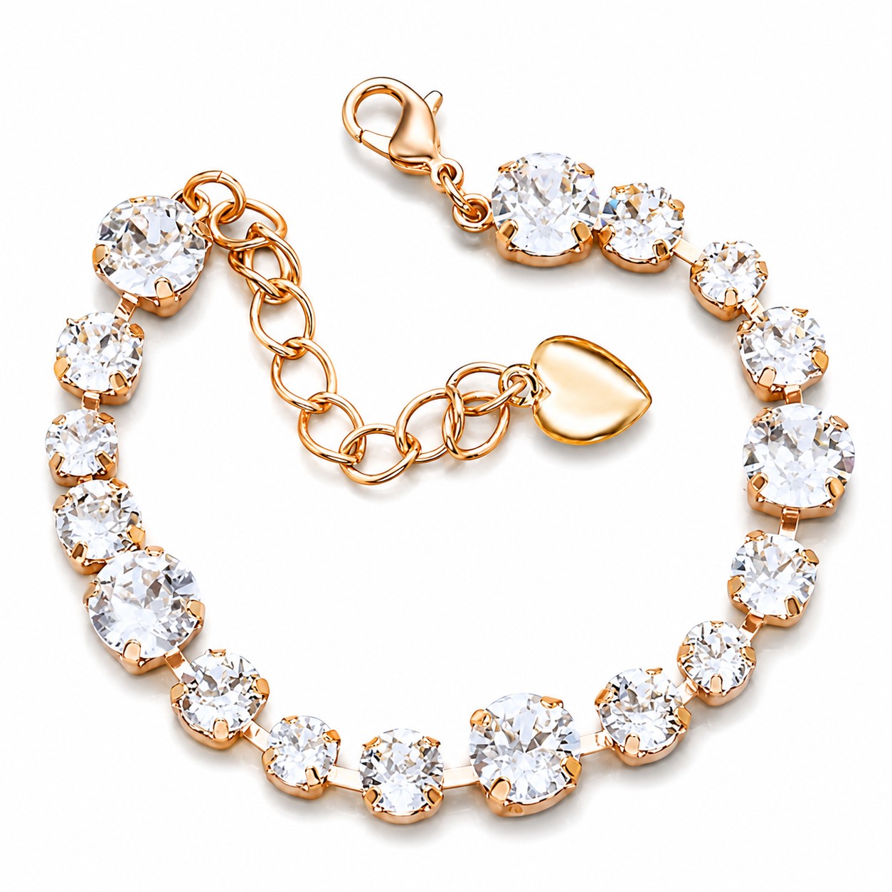 Apyrankė moterims DiamondSky „Klasika II“ su Swarovski karoliukais
