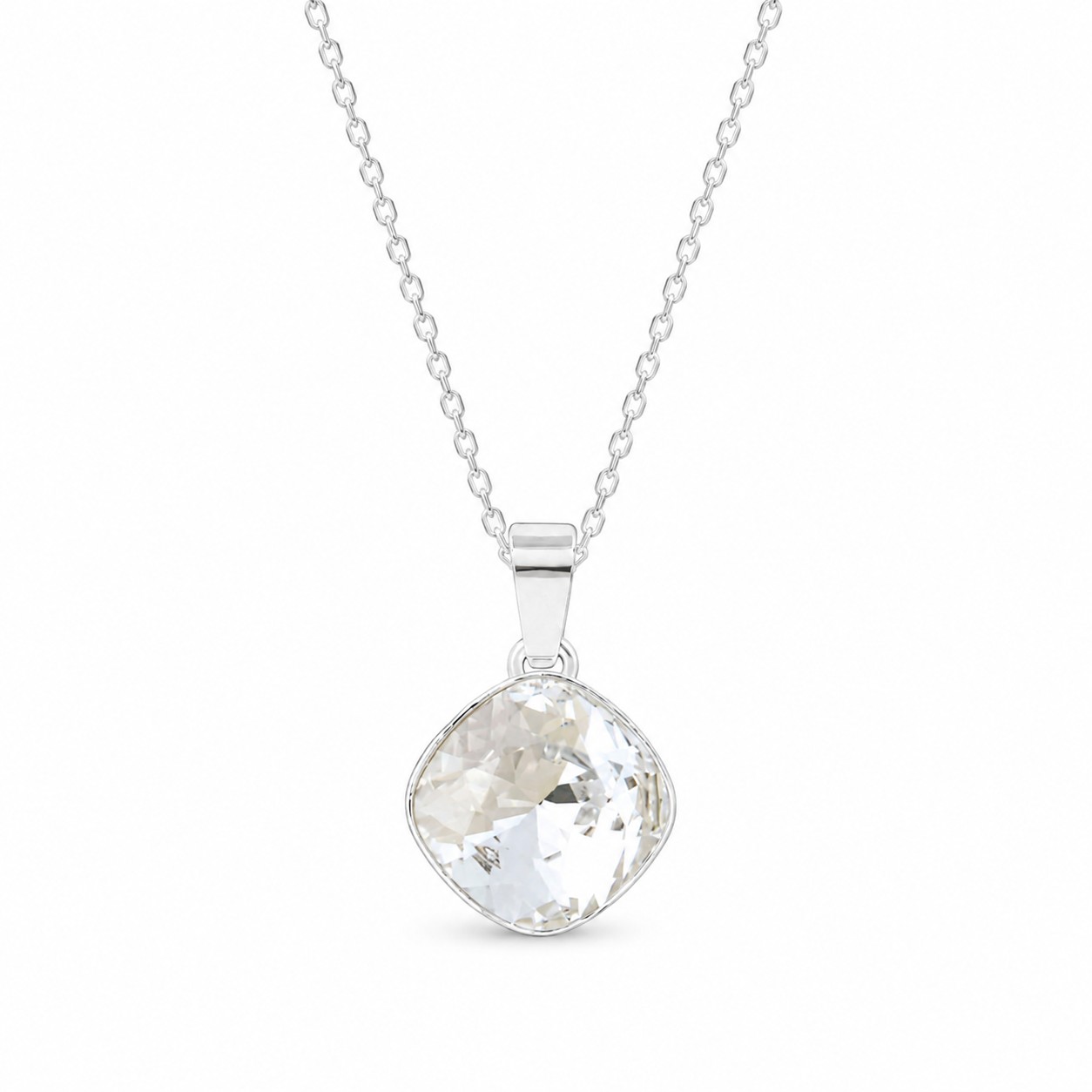 Sidabrinis pakabukas „Glare II“ su Swarovski® kristalais