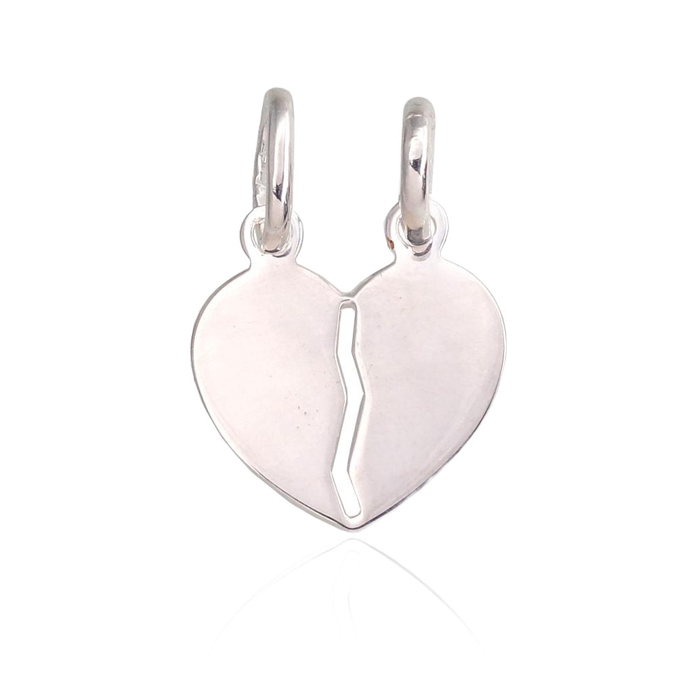 Sidabrinis pakabukas „Two Hearts“