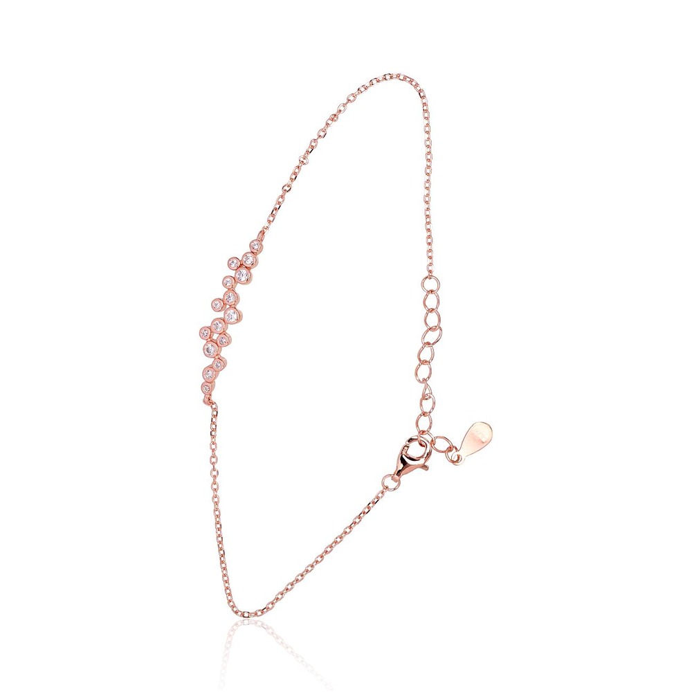 Sidabrinė apyrankė su cirkoniais „Silver Charm V“